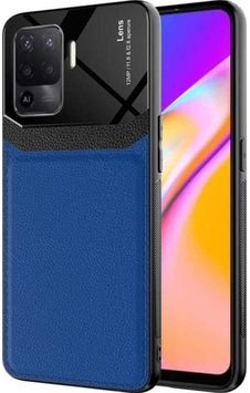 Oppo Reno 5 Lite Kılıf Zore Emiks Kapak Lacivert Oppo Reno 5 Lite Kılıf Zore Emiks Kapak Lacivert