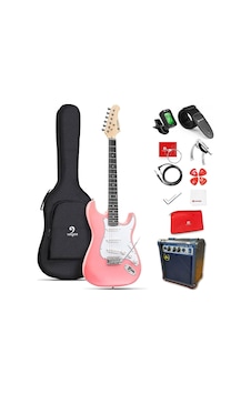 Vangoa Elektro Gitar Seti Pink Vangoa Elektro Gitar Seti Pink