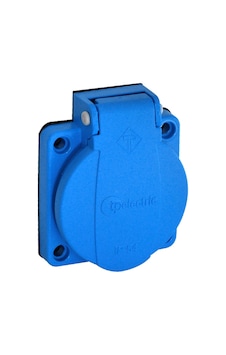 Tp Electric 3101-310-0900 Vidalı Bağlantı 16a Pano Prizi Mavi