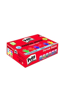 Pritt 6 Renk Parmak Boyası - 6 x 30 Ml Finger Paint Pritt 6 Renk Parmak Boyası - 6 x 30 Ml Finger Paint