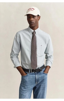 Gant Erkek Yeşil Regular Fit Oxford Gömlek-24675 Gant Erkek Yeşil Regular Fit Oxford Gömlek-24675