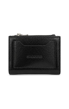 Sanmorris Unisex Fermuarlı Kartlık Çok Gözlü Kompakt Cüzdan S-2006 Siyah Mat Sanmorris Unisex Fermuarlı Kartlık Çok Gözlü Kompakt Cüzdan S-2006 Siyah Mat
