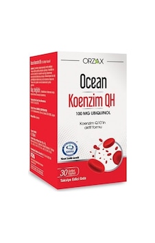 Ocean Koenzim Qh 100 Mg Ubikinol 30 Softjel Kapsül Ocean Koenzim Qh 100 Mg Ubikinol 30 Softjel Kapsül