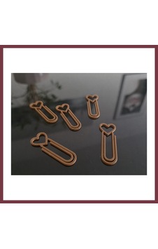 Storeşahin 3d Baskı Kalp Figürlü Ataç - 10lu Set - Kahverengi Shn0720 Storeşahin 3d Baskı Kalp Figürlü Ataç - 10lu Set - Kahverengi Shn0720