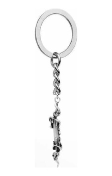 Mumdaki Hayalet Figürlü Unisex Metal Anahtarlık Gotik Ve Gizem Temalı Özgün Aksesuar