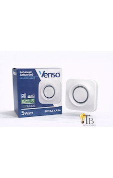 Venso 5w Led Basamak Armatürü Beyaz Kasa 3000k Sarı