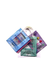 Hediyelik Plastik Çanta Renkli Not-144 19,5x24,5cm - 2 Adet Hediyelik Plastik Çanta Renkli Not-144 19,5x24,5cm - 2 Adet