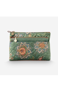Yeşil Polyester Makyaj Çantası 26x7,5x18 Cm Yeşil Polyester Makyaj Çantası 26x7,5x18 Cm