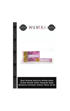 Özel Üretim Huzurlu Ortam Koku Ürünü Keyifli Anlar Deepıka Real Romance Aromalı Çubuk Tütsü 15 Gr Özel Üretim Huzurlu Ortam Koku Ürünü Keyifli Anlar Deepıka Real Romance Aromalı Çubuk Tütsü 15 Gr