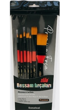 Stilo Art Zemin Fırçalı Karma Set 7li Set-6 Stilo Art Zemin Fırçalı Karma Set 7li Set-6