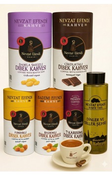 Nevzat Efendi 6 Lı Dev Seti 400g Silindir Dibek Kahveleri Diğer Nevzat Efendi 6 Lı Dev Seti 400g Silindir Dibek Kahveleri Diğer