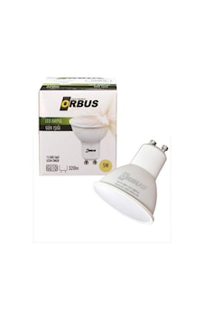 Orbus Orb-5W Gu10 300Lm 15.000 Saat Led Sarı Işık Orbus Orb-5W Gu10 300Lm 15.000 Saat Led Sarı Işık
