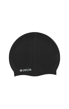Delta Silikon Bone Deluxe Yüzücü Havuz ve Deniz Bonesi Düz Renk Siyah Çok Renkli