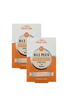 New Life B12 Plus Methylcobalamin 2 x 60 Tablet New Life B12 Plus Methylcobalamin 2 x 60 Tablet
