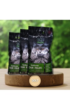Happy Cat Litter Topaklaşan Çam Peleti Kedi Kumu 3 x 10 L Happy Cat Litter Topaklaşan Çam Peleti Kedi Kumu 3 x 10 L