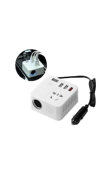 Çok Fonksiyonlu Usb Araç İnvertörü 12v/24v 220v