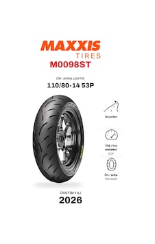 Maxxis M0098st 110/80-14 53p Ön/arka Motosiklet Lastiği 2026 Maxxis M0098st 110/80-14 53p Ön/arka Motosiklet Lastiği 2026