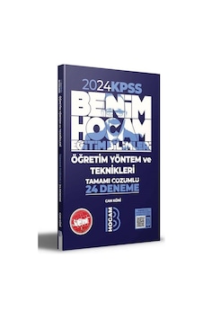 2024 KPSS Eğitim Bilimleri Öğretim Yöntem ve Teknikleri Tamamı Çözümlü 24 Deneme - Can Köni - Benim Hocam Yayınları 2024 KPSS Eğitim Bilimleri Öğretim Yöntem ve Teknikleri Tamamı Çözümlü 24 Deneme - Can Köni - Benim Hocam Yayınları