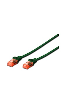 Digitus Dk-1617-010/g 1 Mt Cat6 Awg26/7 U/utp Lszh Yeşil Patch Cord Kablo Digitus Dk-1617-010/g 1 Mt Cat6 Awg26/7 U/utp Lszh Yeşil Patch Cord Kablo
