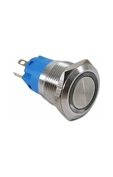 Swion 19mm Led'li Metal Buton Yaylı Yeşil Led Swion 19mm Led'li Metal Buton Yaylı Yeşil Led