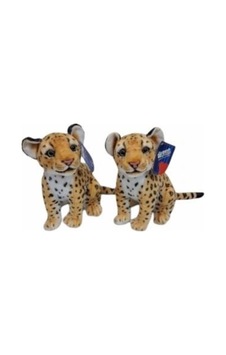 Pl50134 25 Cm Oturan Küçük Kahverengi Leopar-hly -