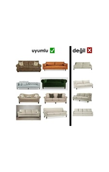 3+2+1+1dokuma Jakar Koltuk Örtüsü. Lastikli, Esnek, Yıkanabilir Koltuk, Kanepe, Çekyat Örtüsü/kılıfı Antrasit - 585170425 Antrasit
