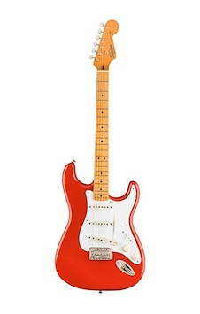 Squier 0374005540 Classic Vibe '50s Stratocaster Elektro Gitar Fiesta Red Akçaağaç Klavye Hank Marvin Tarzı Kırmızı Renk Squier 0374005540 Classic Vibe '50s Stratocaster Elektro Gitar Fiesta Red Akçaağaç Klavye Hank Marvin Tarzı Kırmızı Renk