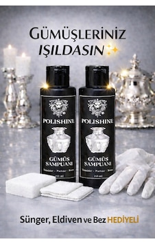 Gümüş Temizleme Ve Parlatıcı Şampuan 150ml 2 Adet Gümüş Temizleme Ve Parlatıcı Şampuan 150ml 2 Adet