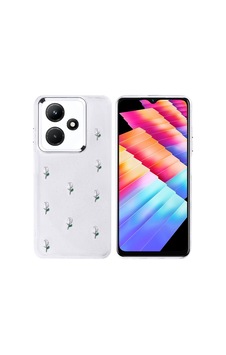 Zore İnfinix Hot 30i Kılıf Airbag Tasarımlı Simli Şeffaf Ogaa Kutup Kapak - Lale Zore İnfinix Hot 30i Kılıf Airbag Tasarımlı Simli Şeffaf Ogaa Kutup Kapak - Lale