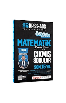 İndeks Akademi 2026 Kpss Meb-ags Matematik Ösym Nin İndeksi Çıkmış Sorular Son 15 Yıl Konu Konu Çözümlü - Metin Şimşek İndeks Akademi Yayıncılık İndeks Akademi 2026 Kpss Meb-ags Matematik Ösym Nin İndeksi Çıkmış Sorular Son 15 Yıl Konu Konu Çözümlü - Metin Şimşek İndeks Akademi Yayıncılık