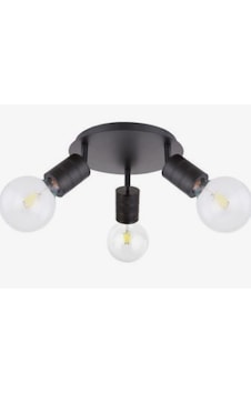 Mylights Demet Habek Modern Spor Tavan Plofonyer Avize Üçlü Avize E27 Duylu Siyah Mylights Demet Habek Modern Spor Tavan Plofonyer Avize Üçlü Avize E27 Duylu Siyah