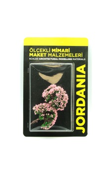 Jordania Maket Ağaç Yeşil-pembe 2i 1100 Ölçek 6 Cm W6070a