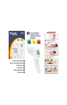 Mesilife FR870 Temassız Kızılötesi Ateş Ölçer Mesilife FR870 Temassız Kızılötesi Ateş Ölçer