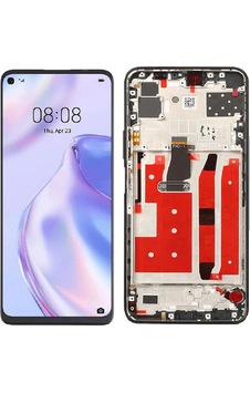 Huawei P40 Lite İle Uyumlu Lcd Ekran Dokunmatik Çıtalı