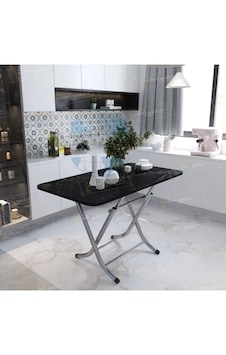 Dekoratif Katlanır Masa Mutfak Masası 70 120 Dekoratif Katlanır Masa Mutfak Masası 70 120