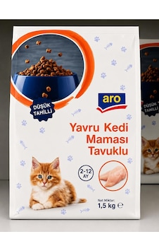 Yavru Kedi Maması Tavuklu 1.5 Kg Yavru Kedi Maması Tavuklu 1.5 Kg