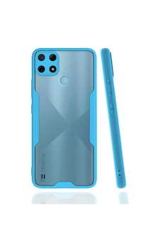 Newface - 980 - Realme C25y Kılıf Platin Silikon - Csmo-tex - - Mavi Newface - 980 - Realme C25y Kılıf Platin Silikon - Csmo-tex - - Mavi