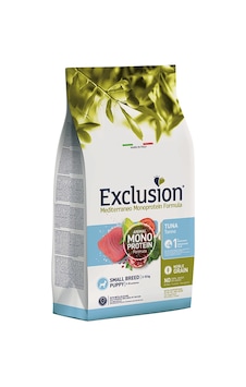 Exclusion Monoprotein Düşük Tahıllı Ton Balıklı Ve Narlı Küçük Irk Yavru Köpek Maması 2 KG Exclusion Monoprotein Düşük Tahıllı Ton Balıklı Ve Narlı Küçük Irk Yavru Köpek Maması 2 KG