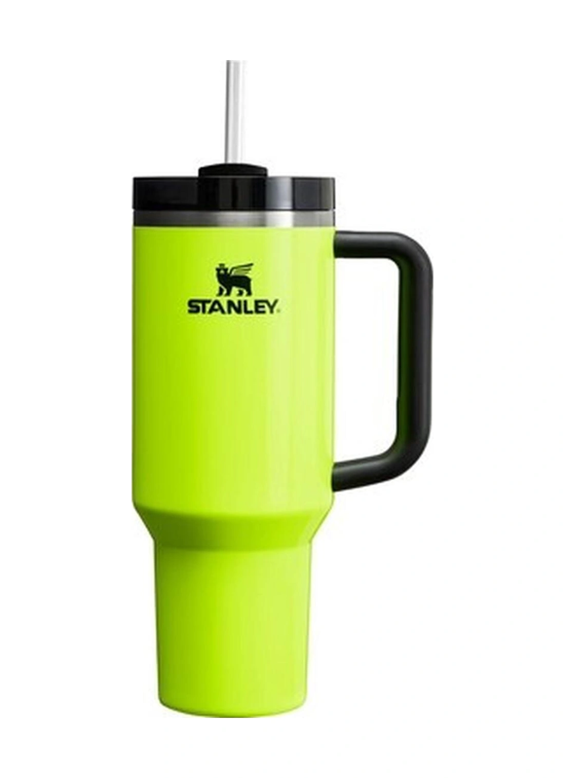 Stanley Quencher Neon Özel Seri Pipetli Termos 1,18 Lt-105163 Siyah - Yeşil