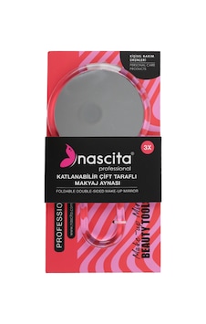 Nascita Çift Taraflı Katlanabilir Büyüteçli 81x170mm Makyaj Aynası Nasayna00044 Çok Renkli Nascita Çift Taraflı Katlanabilir Büyüteçli 81x170mm Makyaj Aynası Nasayna00044 Çok Renkli