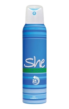 She Cool Kadın Sprey Deodorant 150 ML She Cool Kadın Sprey Deodorant 150 ML