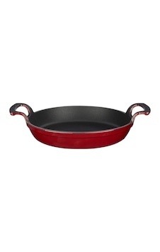 Lava Döküm Tava Yuvarlak Kulplu Kırmızı 20 CM Lava Döküm Tava Yuvarlak Kulplu Kırmızı 20 CM