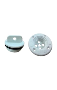 Shuıvan Plastik Miçöz Yuvarlak Süzgeç Delikli 1" 26mm - Beyaz-1819