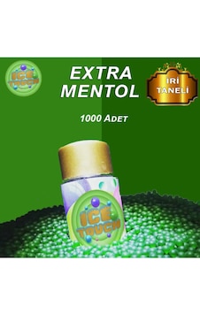 İce Touch Mentol Aroması Extra İri Yeşil 1000'li + Aplikatör İce Touch Mentol Aroması Extra İri Yeşil 1000'li + Aplikatör
