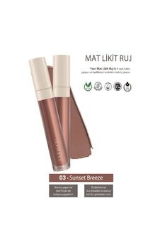 2 Adet Mat Likit Ruj - 03 Sunset Breeze 4 Ml Diğer 2 Adet Mat Likit Ruj - 03 Sunset Breeze 4 Ml Diğer