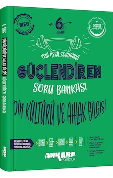 Ankara 2026 6. Sınıf Din Kültürü Güçlendiren Soru Bankası Güncel Müfredat Ankara 2026 6. Sınıf Din Kültürü Güçlendiren Soru Bankası Güncel Müfredat