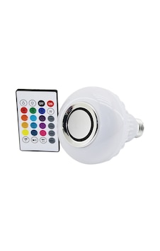 Winnboss Wn-1156 Led 7w Hoparlör 3w 2ın1 Kumandalı Rgb Led Ampul Bluetooth Hoparlör Müzik Çalar Diğer