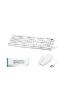 Nodar Km8519 Klavye Mouse Seti 1200 Dpı Beyaz Diğer Nodar Km8519 Klavye Mouse Seti 1200 Dpı Beyaz Diğer