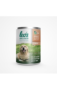 Leos Somonlu ve Pirinçli Pate Konserve Yetişkin Köpek Maması 6 x 400 G