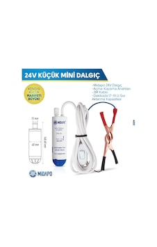 Midapo 24 Volt D.C. Dalgıc Mini Dalgıc Pompa Midapo 24 Volt D.C. Dalgıc Mini Dalgıc Pompa
